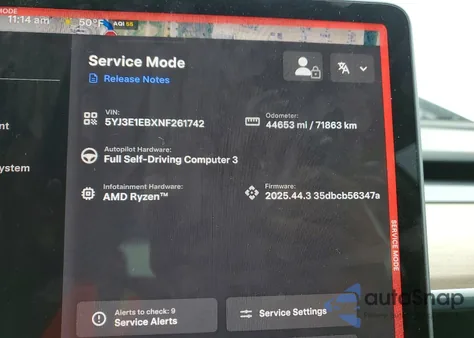 2022 Tesla Model 3 из США, поврежденный, VIN 5YJ3E1EBXNF261742